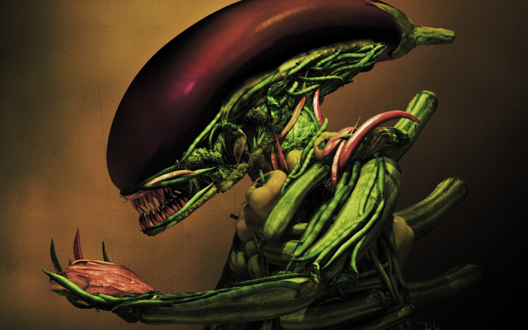 Alien (movie), Vegetables Wallpaper