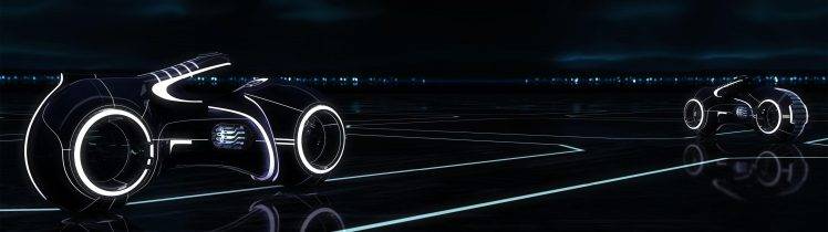 Tron: Legacy, Light Cycle, Movies, Multiple Display HD Wallpaper Desktop Background
