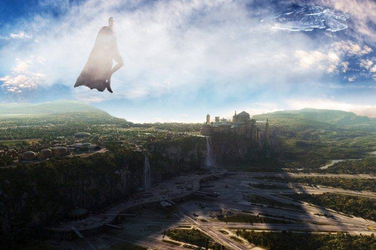 Superman, City HD Wallpaper Desktop Background