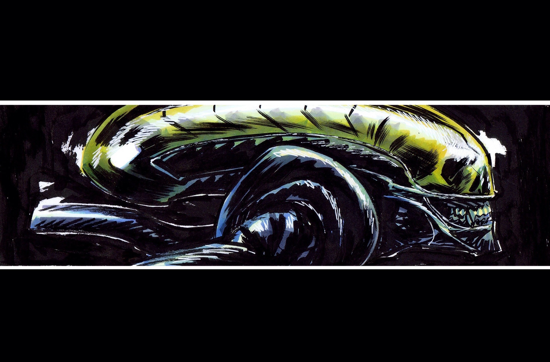 Alien (movie), Painting Wallpaper