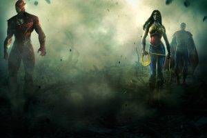 Wonder Woman, Superman, The Flash