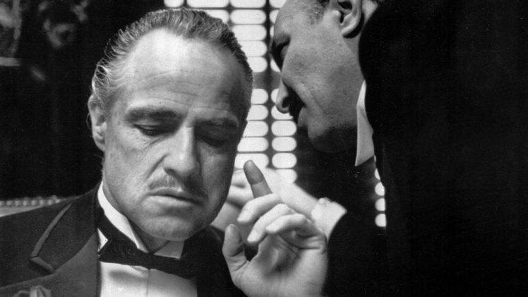 The Godfather, Movies, Monochrome, Advice, Marlon Brando, Film Stills HD Wallpaper Desktop Background