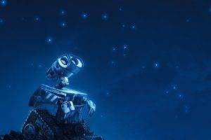 WALL·E, Pixar Animation Studios, Robot, Movies, Stars, Night