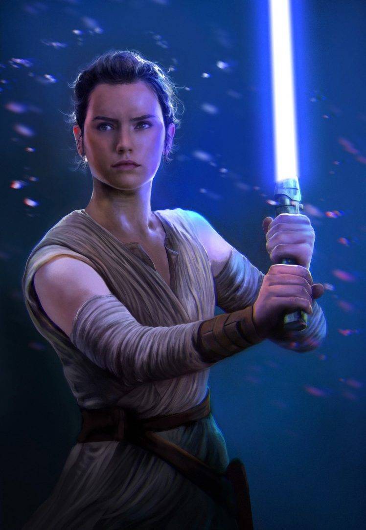 Star Wars, Fan Art, Star Wars: Episode VII   The Force Awakens, Jedi, Rey HD Wallpaper Desktop Background