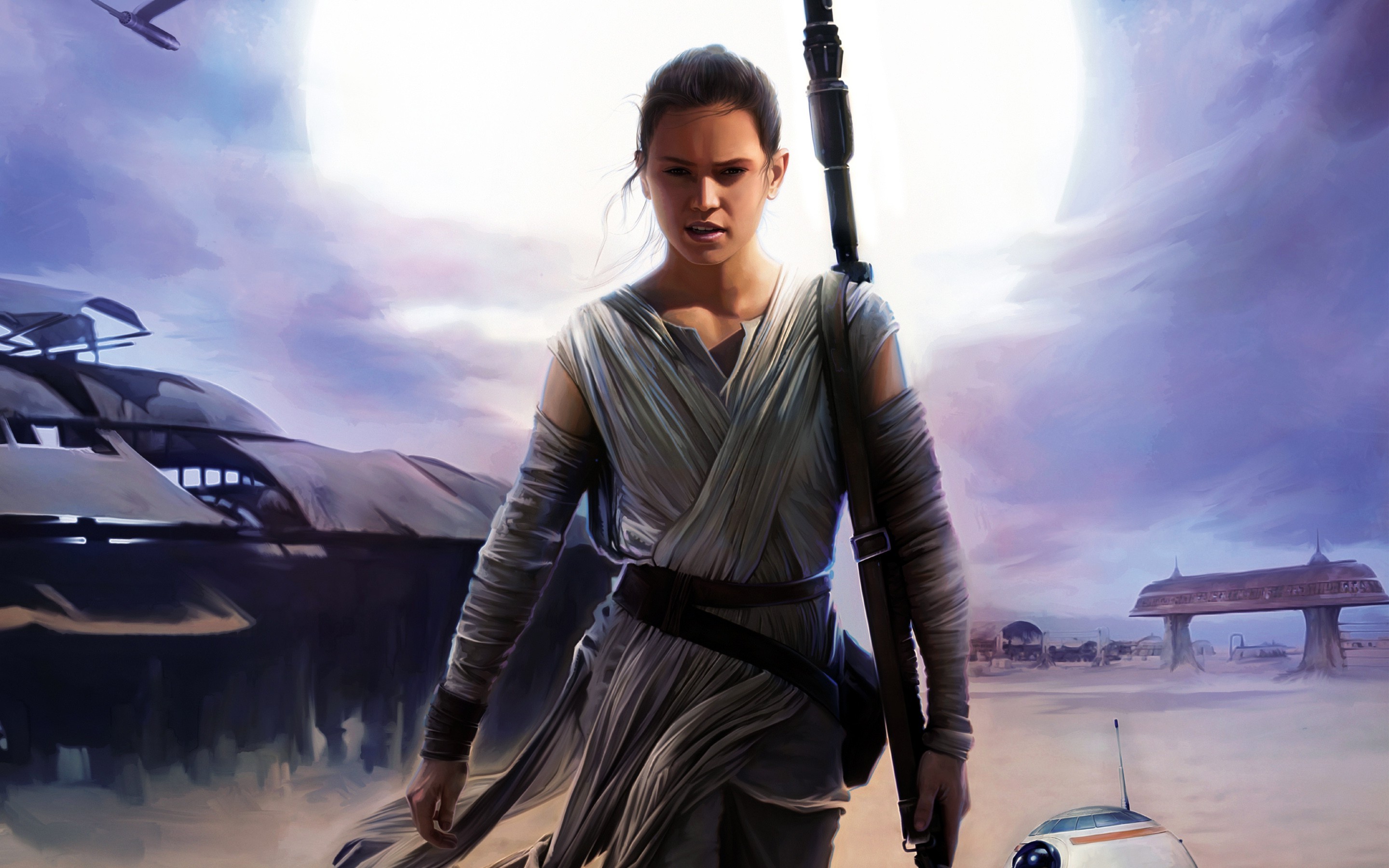 Star Wars, Jedi, Star Wars: Episode VII   The Force Awakens, Daisy Ridley Wallpaper