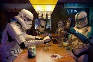 stormtrooper, Clone Trooper, Scout Trooper, Bar, Star Wars