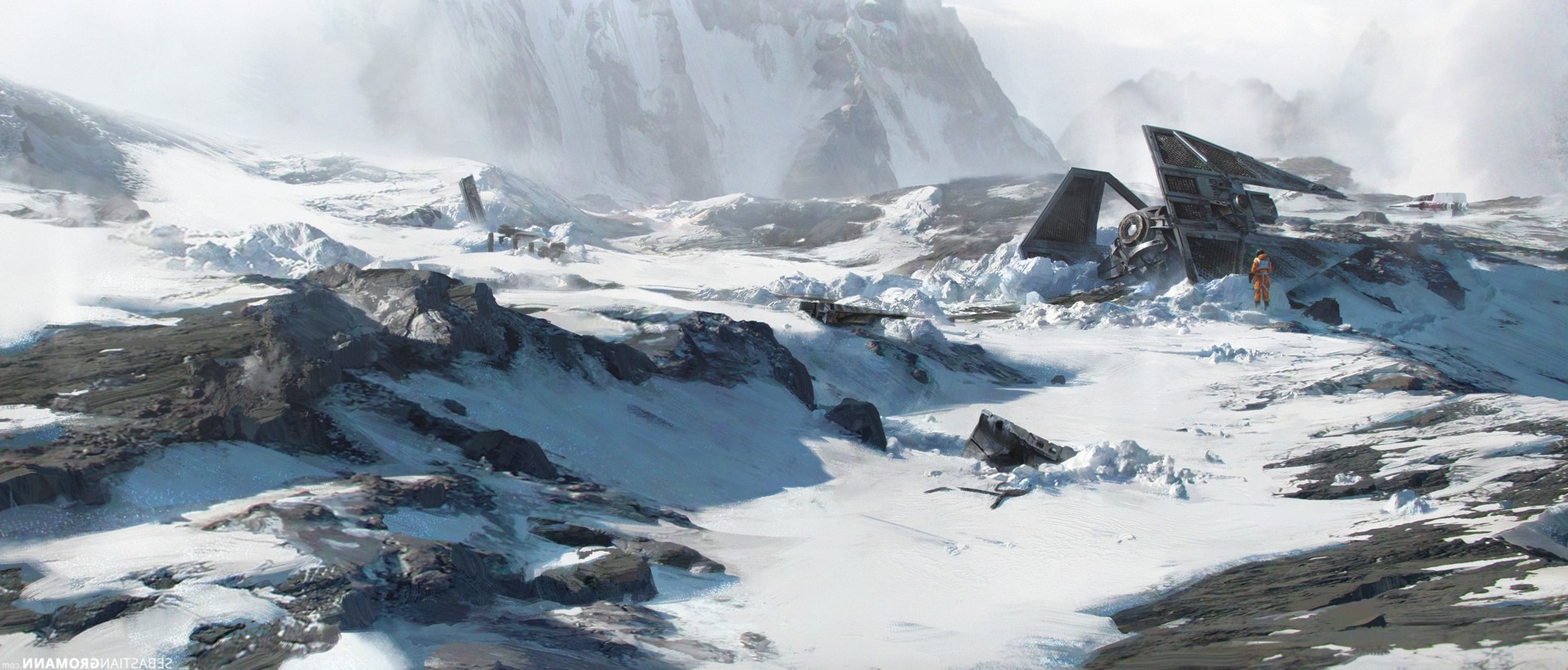 Star Wars, Snow, Hoth Wallpaper