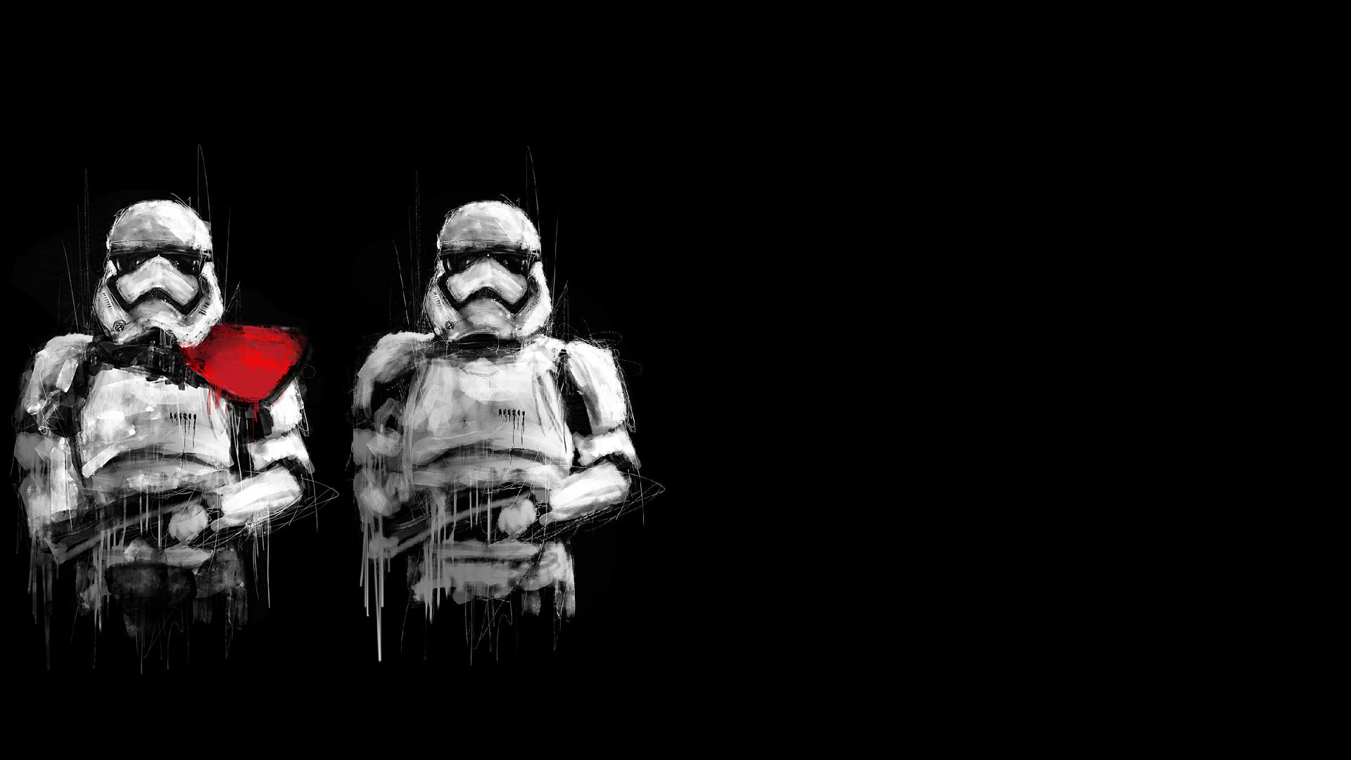 stormtrooper, Star Wars, Sketches Wallpaper