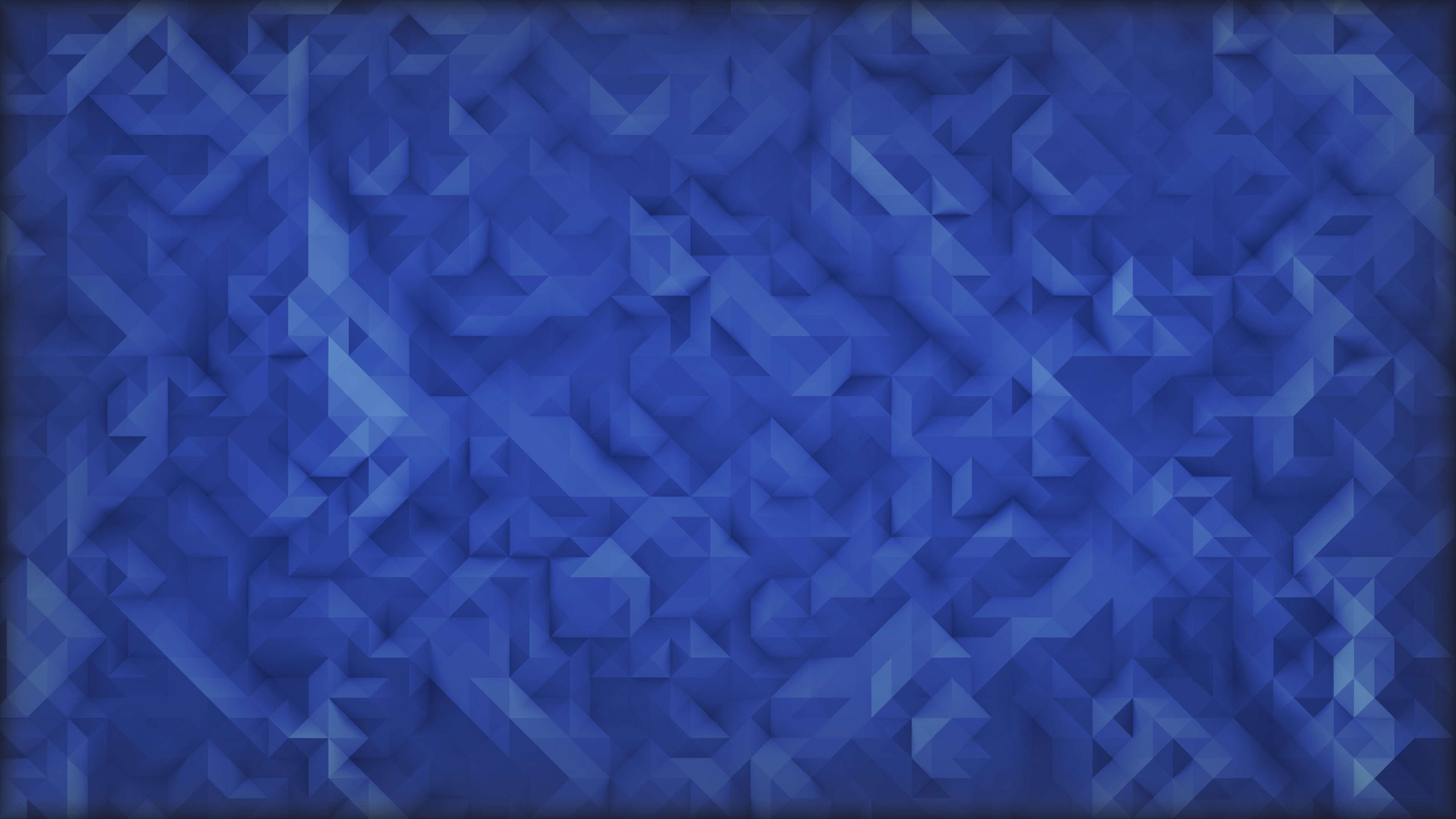 digital Art, Low Poly, Minimalism, 2D, Triangle, Simple, Abstract, Blue Background, Texture Wallpaper