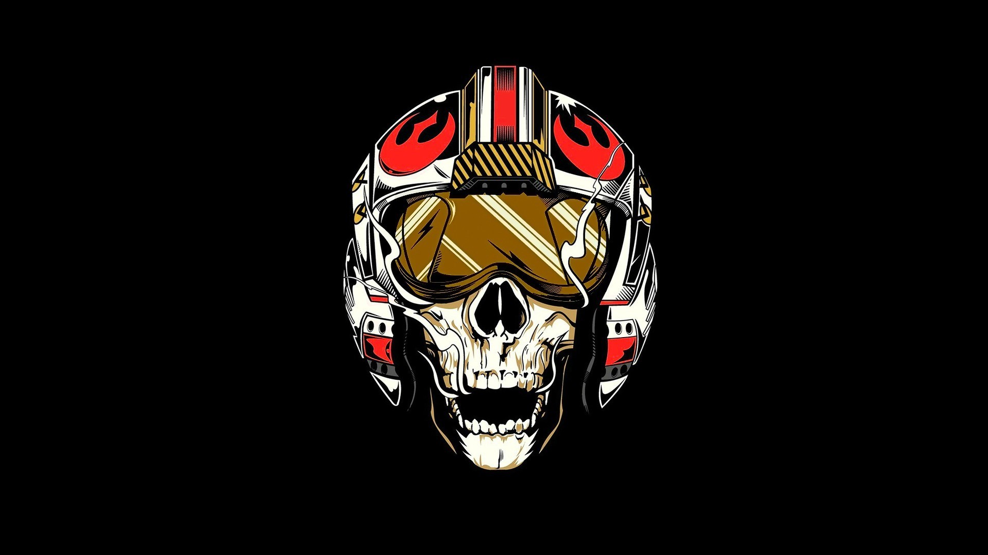 Star Wars, Rebel Alliance, Pilot, Skull Wallpaper