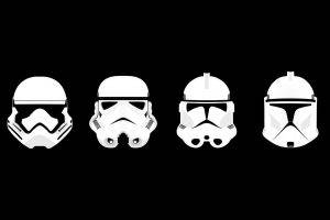 Star Wars, Storm Troopers, Minimalism, Helmet