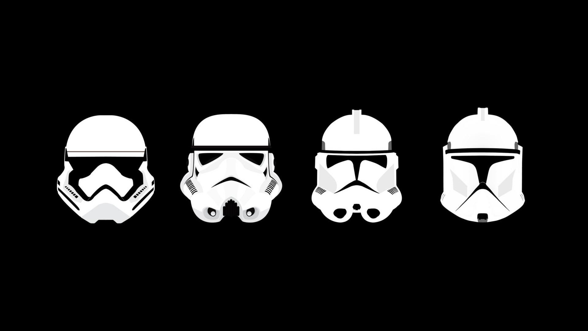 Star Wars, Storm Troopers, Minimalism, Helmet Wallpaper