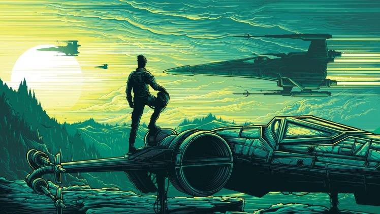 Star Wars: Episode VII   The Force Awakens, Star Wars, Dan Mumford HD Wallpaper Desktop Background