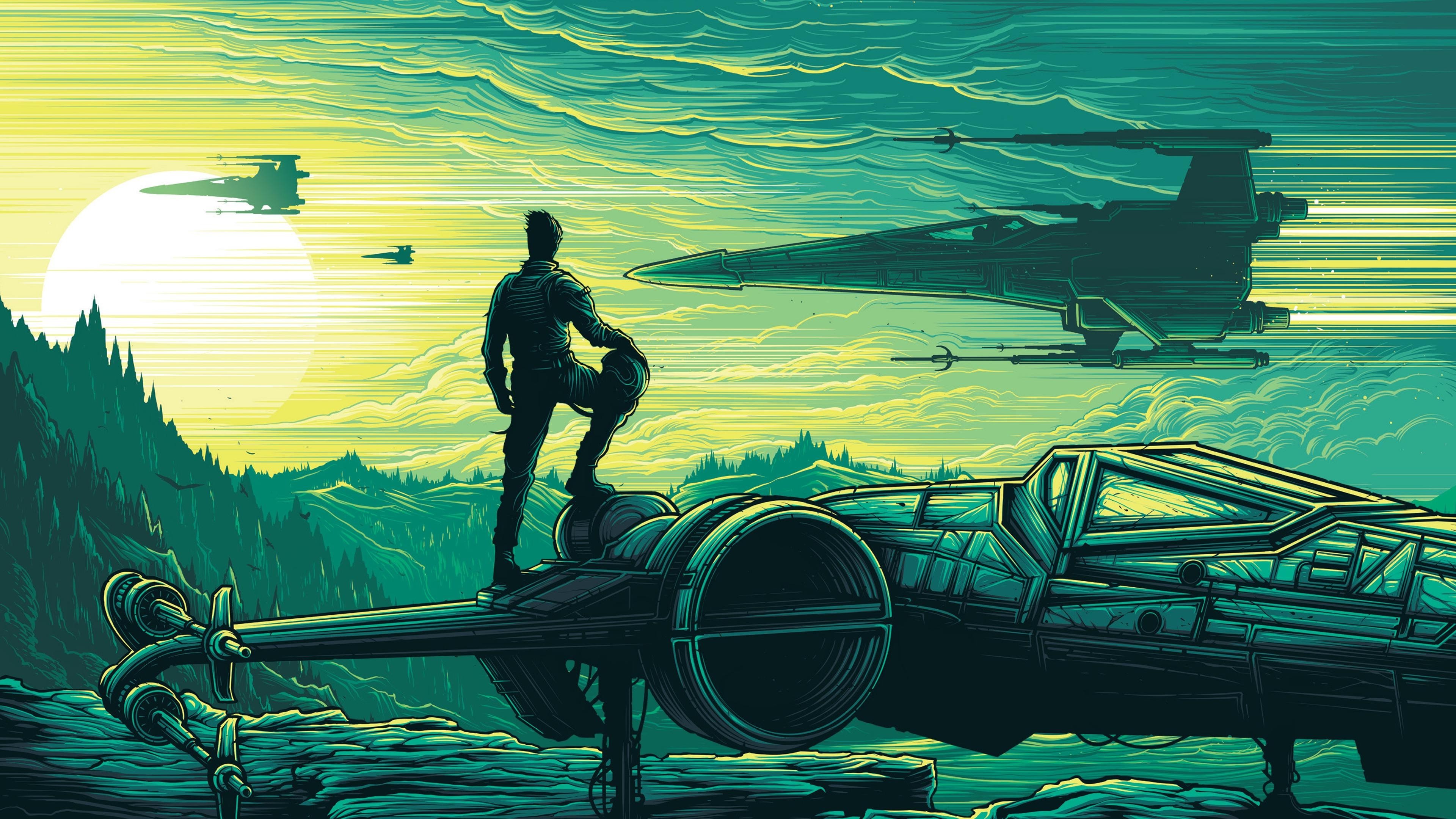 Star Wars: Episode VII   The Force Awakens, Star Wars, Dan Mumford Wallpaper