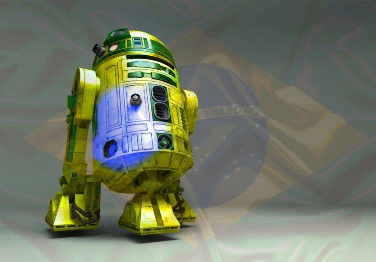 R2 D2, Star Wars, Brazil, Androids HD Wallpaper Desktop Background