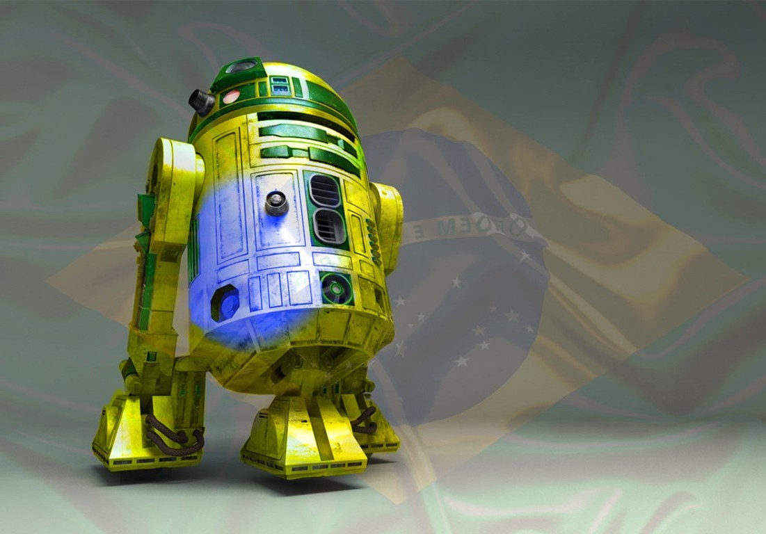 R2 D2, Star Wars, Brazil, Androids Wallpaper