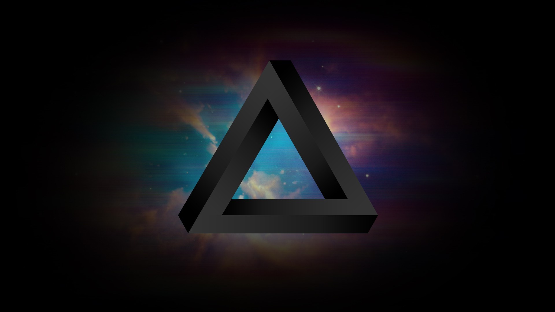abstract, Penrose Triangle Wallpaper