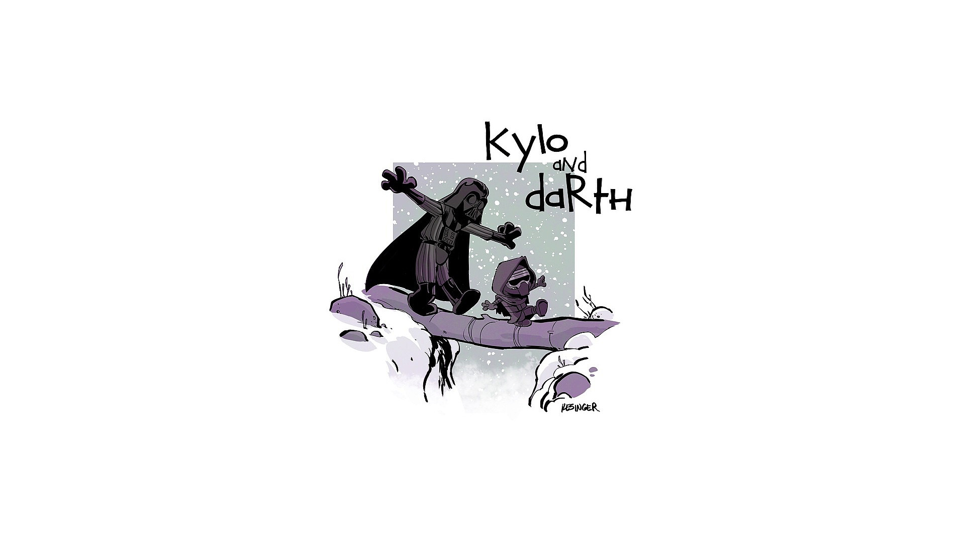 Kylo Ren, Darth Vader, Star Wars, Calvin And Hobbes Wallpaper
