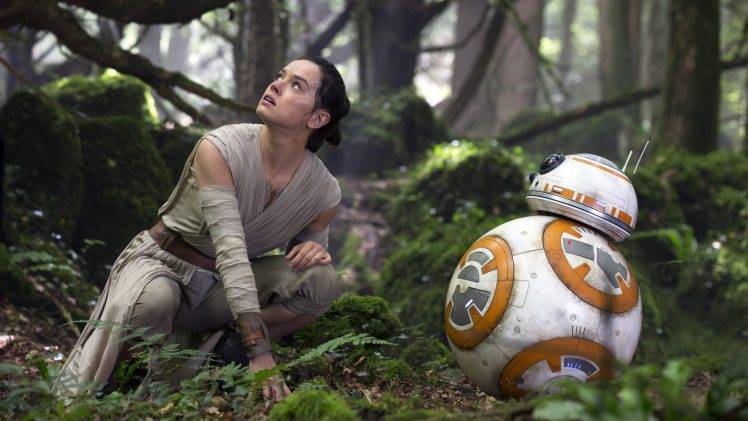 Rey, BB 8, Movies, Star Wars: The Force Awakens HD Wallpaper Desktop Background