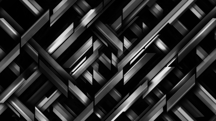 Lines Dark Abstract Monochrome Edgy Wallpapers Hd Desktop