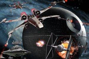 star Wars: Empire At War, Artwork, Video Games, Death Star, X wing, TIE Fighter, Star Destroyer