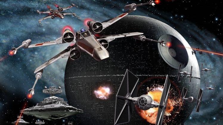 star Wars: Empire At War, Artwork, Video Games, Death Star, X wing, TIE Fighter, Star Destroyer HD Wallpaper Desktop Background
