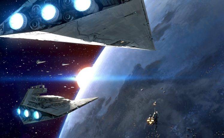 Star Destroyer, Star Wars, Artwork HD Wallpaper Desktop Background