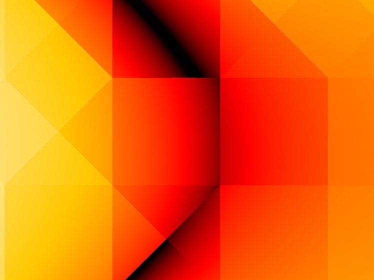 abstract, Artwork, Yellow, Orange HD Wallpaper Desktop Background