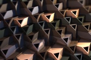 3D Fractal, Triangle, Abstract