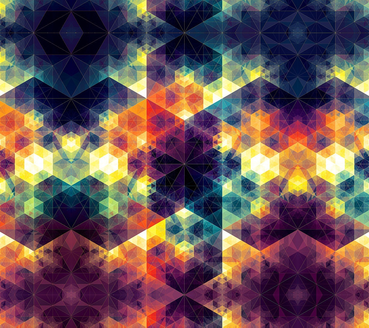 Andy Gilmore, Abstract, Cube, Kaleidoscope Wallpaper