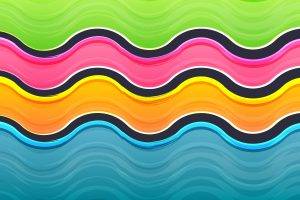 abstract, Wavy Lines