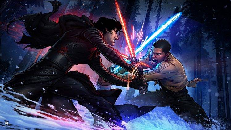 Star Wars, Star Wars: The Force Awakens, Artwork HD Wallpaper Desktop Background