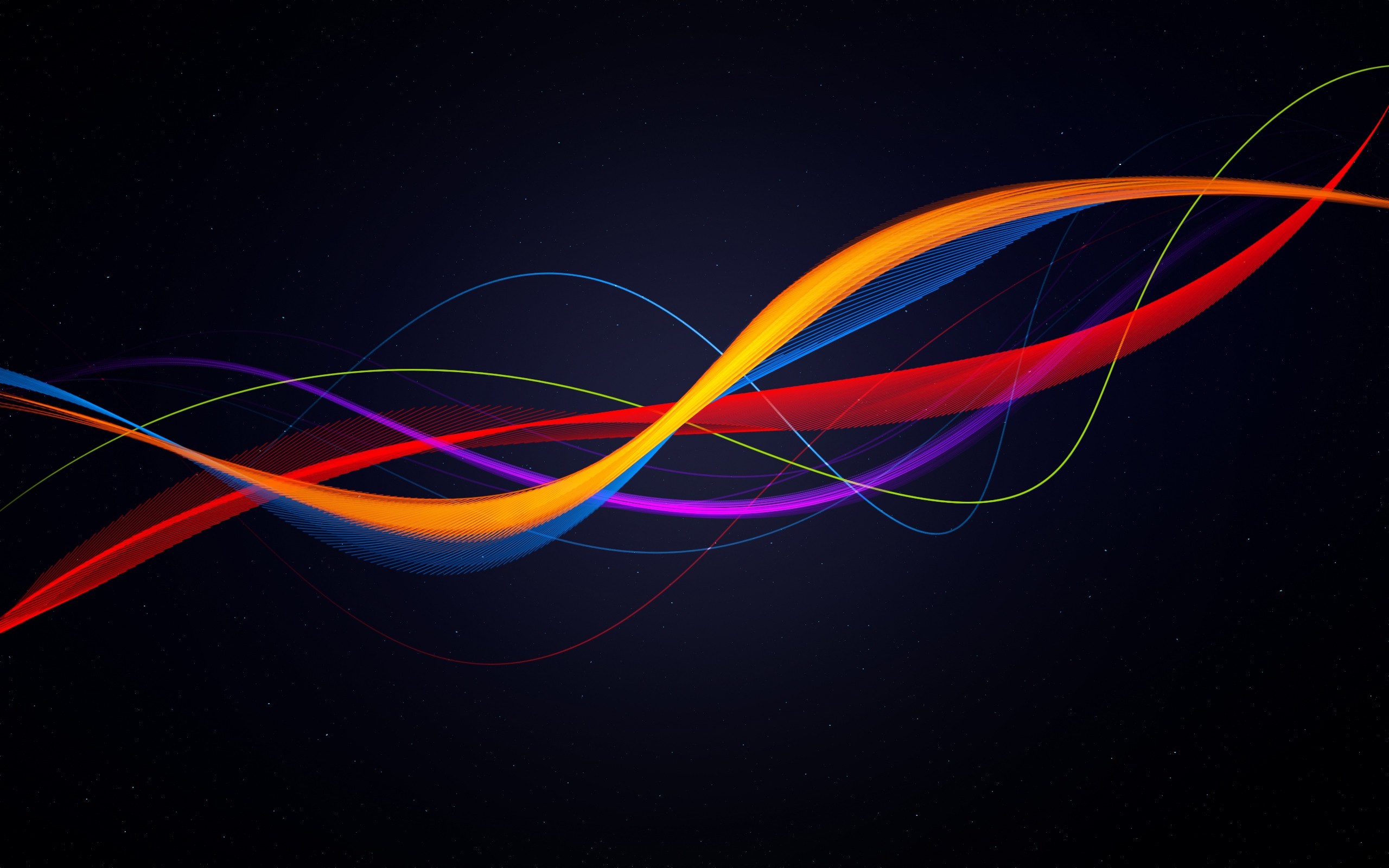 abstract, Wavy Lines Wallpaper