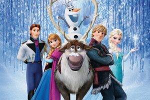 Frozen (movie), Princess Anna, Princess Elsa, Olaf, Movies, Kristoff (Frozen)