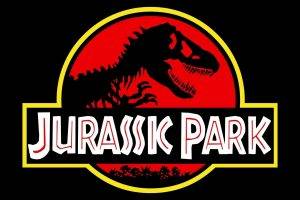 logo, Silhouette, 90s, Dinosaurs, Movies, Jurassic Park