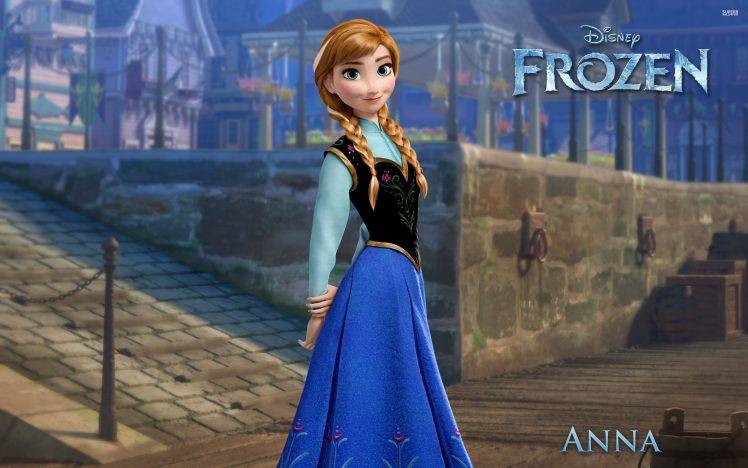 Princess Anna, Frozen (movie), Movies HD Wallpaper Desktop Background