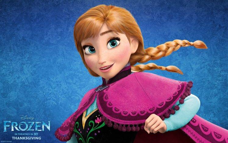 Princess Anna, Frozen (movie), Movies HD Wallpaper Desktop Background