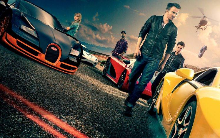 Need For Speed (movie), Aaron Paul, Movies, Bugatti Veyron, GTA Spano, Koenigsegg Agera HD Wallpaper Desktop Background