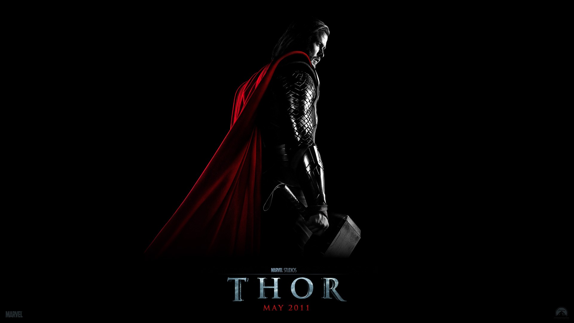 Thor, Chris Hemsworth, Movies, Black Background, Superhero Wallpaper