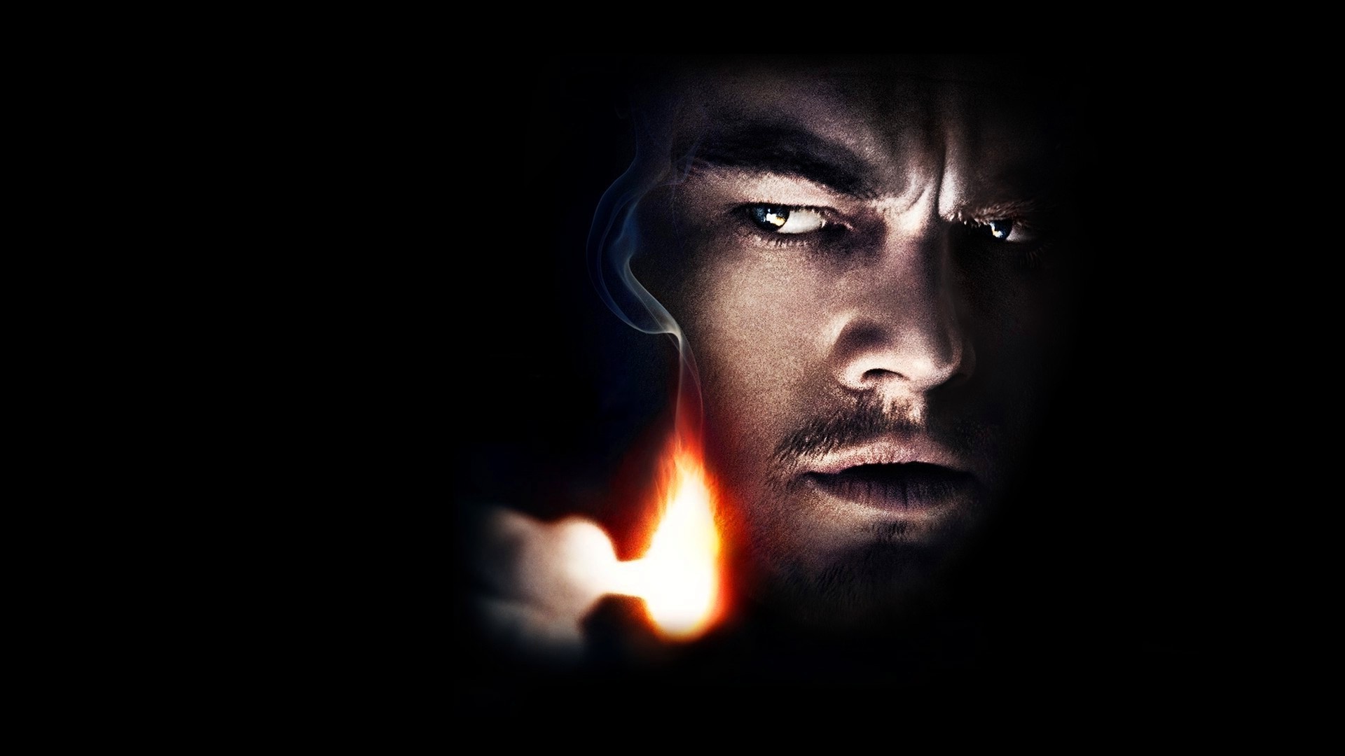 Shutter Island, Leonardo DiCaprio, Matches, Fire, Movies Wallpaper