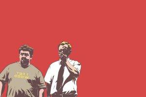Simon Pegg, Shaun Of The Dead, Nick Frost, Movies, Simple Background