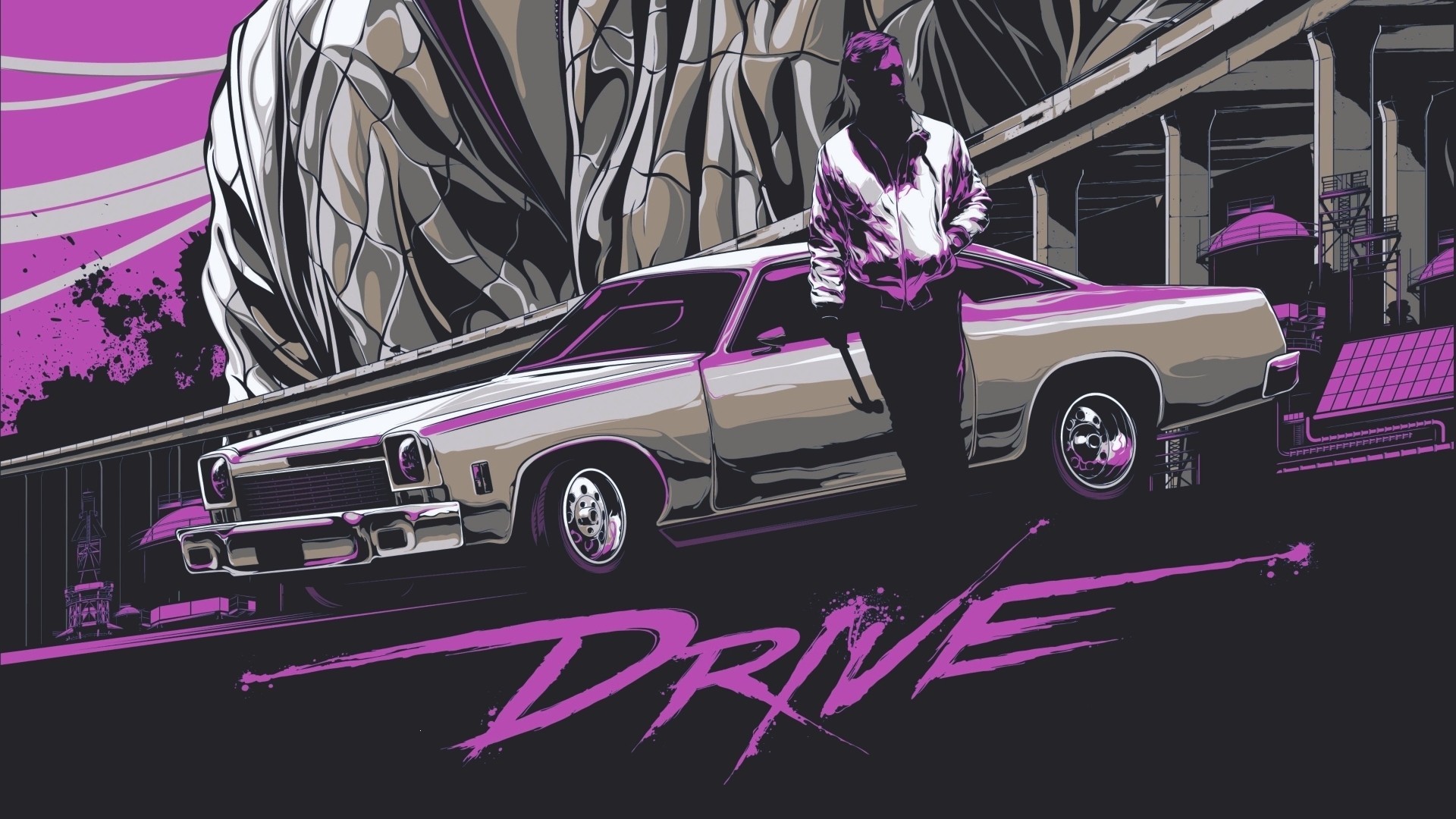 movies, Drive, Ryan Gosling Wallpaper