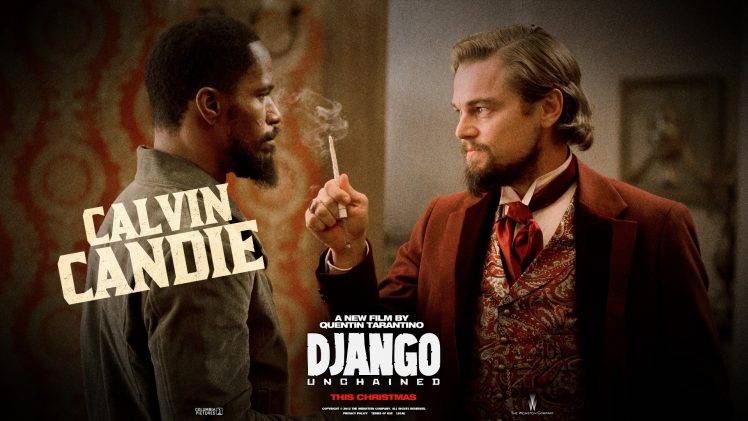 movies, Django Unchained, Jamie Foxx, Leonardo DiCaprio HD Wallpaper Desktop Background