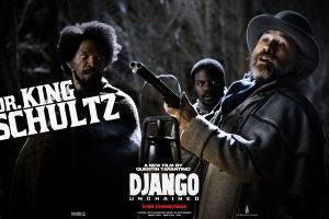 movies, Django Unchained, Jamie Foxx, Christoph Waltz
