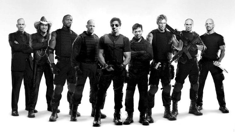 movies, Sylvester Stallone, Bruce Willis, Jason Statham, The Expendables HD Wallpaper Desktop Background