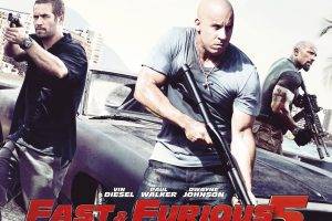 movies, Fast And Furious, Dwayne Johnson, Paul Walker, Vin Diesel
