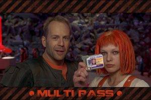 movies, The Fifth Element, Milla Jovovich, Leeloo, Bruce Willis
