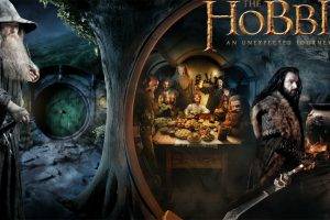 The Hobbit: An Unexpected Journey, Movies, Gandalf, Thorin Oakenshield, Bilbo Baggins, Dwarfs