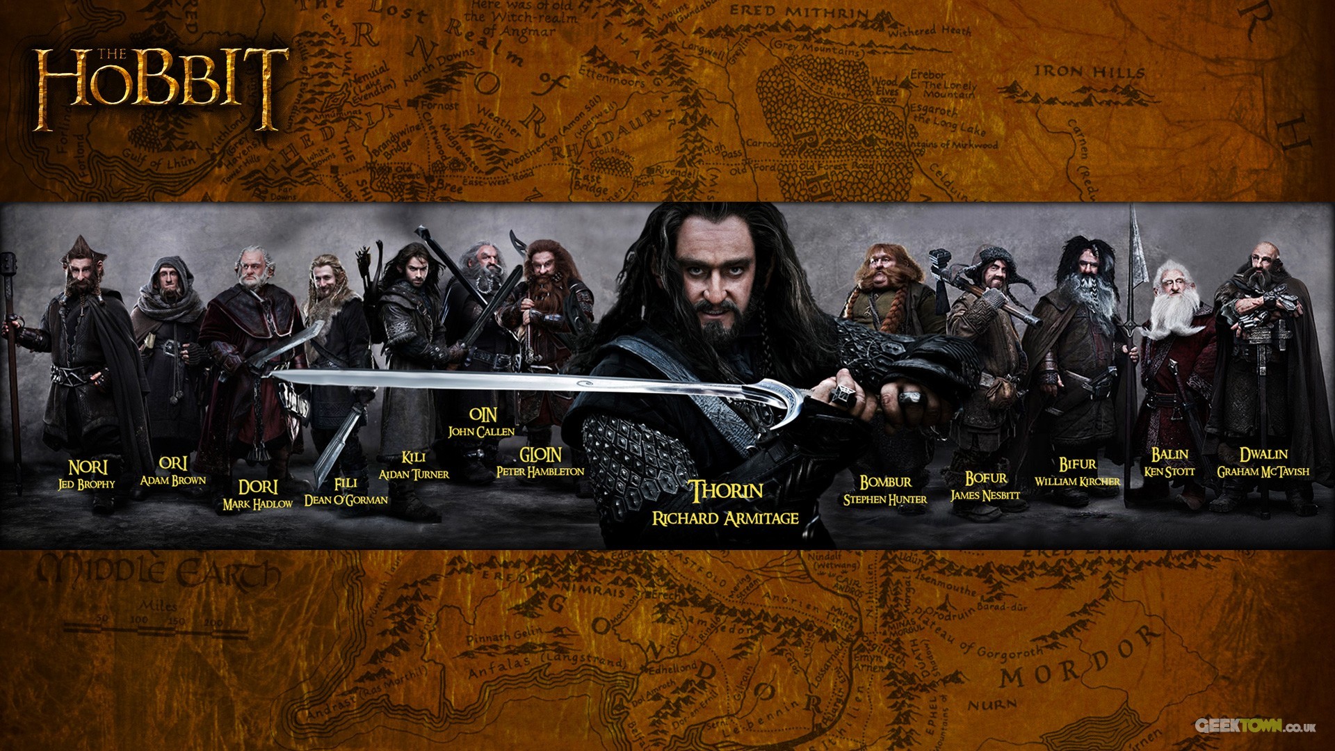 The Hobbit: An Unexpected Journey, Movies, Thorin Oakenshield, Dwarfs Wallpaper