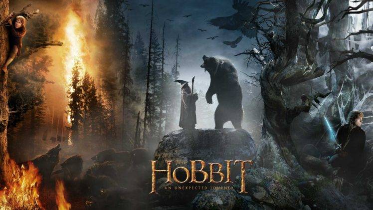 The Hobbit: An Unexpected Journey, Movies, Gandalf, Bilbo Baggins HD Wallpaper Desktop Background